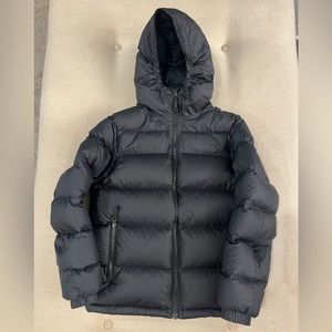 Excellent condition-Boys sz.L Marmot Black winter coat 700 down fill!